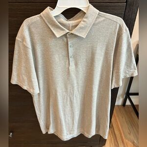 Lululemon Athletica Gray Polo Shirt with Slim Fit